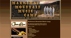 Desktop Screenshot of marksmenmountainmusic.marksmenquartet.com